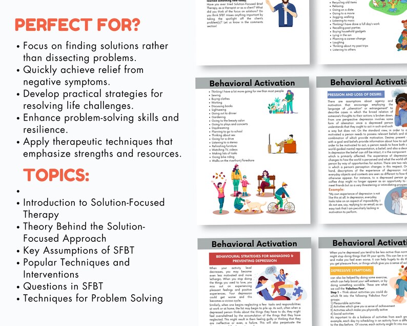 Solution Focused Therapy, Goals, Inner Strength, Therapy Worksheets ...