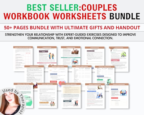 Couples Workbook Worksheets Marriage Counseling Therapy Tools Handouts Intimacy Interventions Coaching Ebook Therapist Relationship Healing