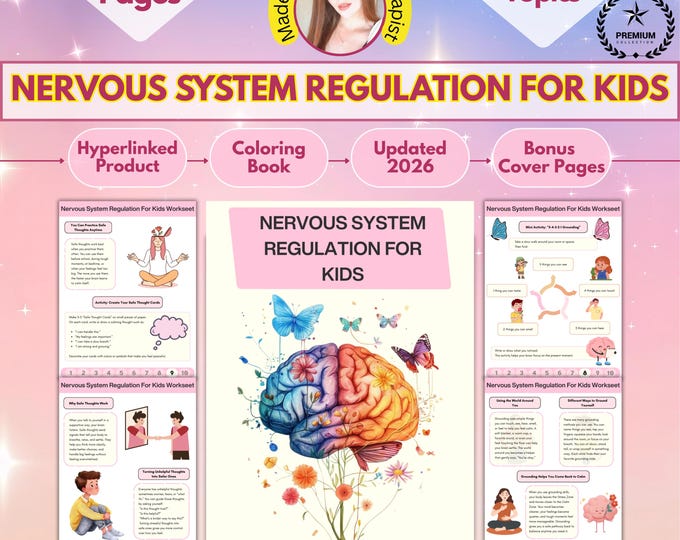 Nervous System Regulation for Kids, Distress Tolerance for Children ...