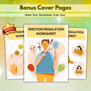 Emotional Regulation Workbook: Emotions worksheets, Emotions Management, 102+ Pages (Digital Download) image 2