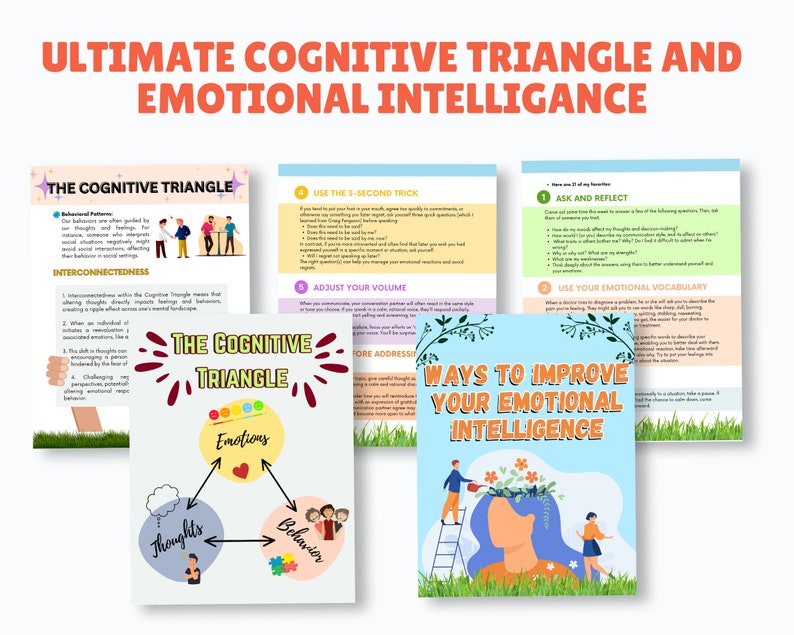 MEGA BUNDLE: C-PTSD Worksheets, Trauma Therapy, Mental Health
