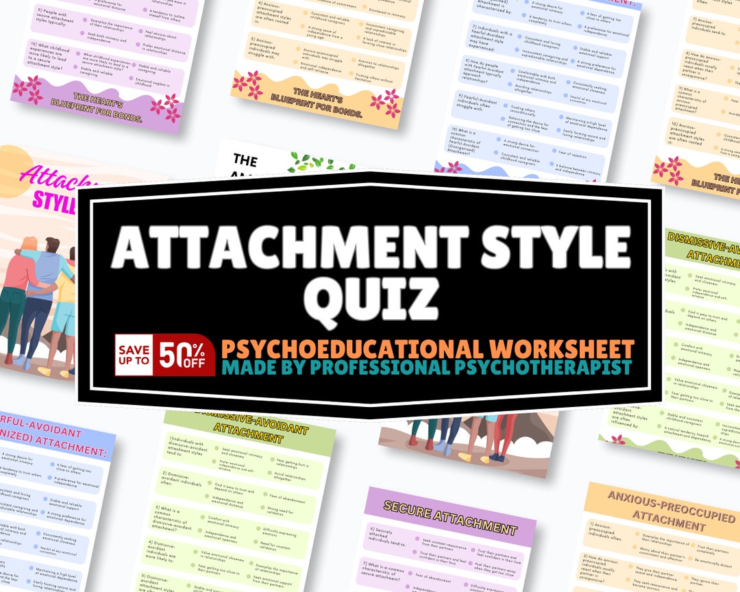 Attachment Styles QuizAttachment Styles Attachment Etsy Attachment Styles QuizAttachment Styles Attachment Etsy