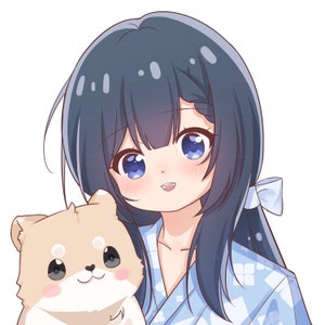 Custom Anime Portrait Couple Cartoon Commission Digital Cute Illustration Japanese Manga Avatar  Twitch Discord Pngtuber Pet Birthday Gift