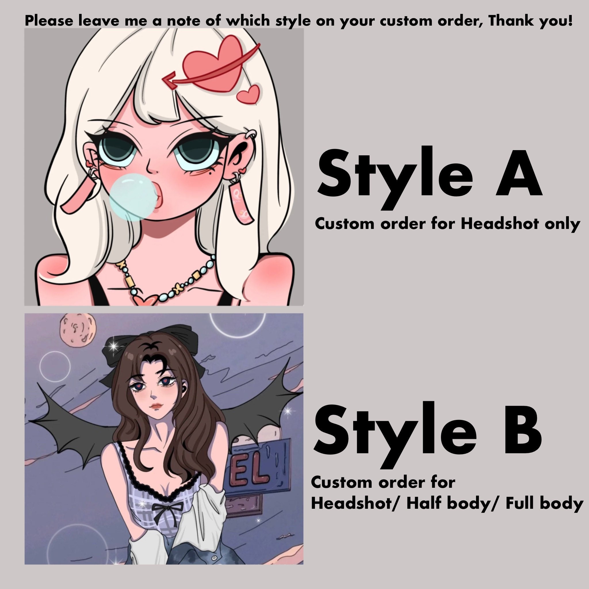 Custom I will draw you anime headshot for profile picture, avatar, icon Art  Commission