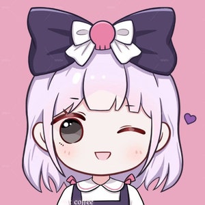 Personalizado bonito chibi retrato comissão personalizado anime desenho animado arte aniversário casal amigo presente PNGtuber discord Twitch ícone
