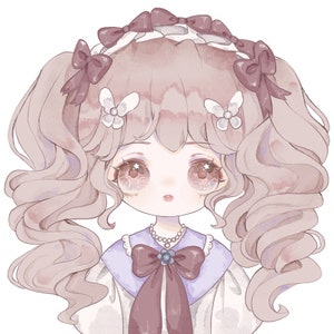 Custom Chibi Portrait Commission Cute Cartoon Avatar from Photo Personalized Illustration Drawing Birthday Gift For Couple Friend twitch OC