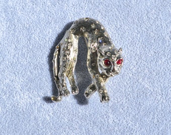 Vintage Brooch Panther