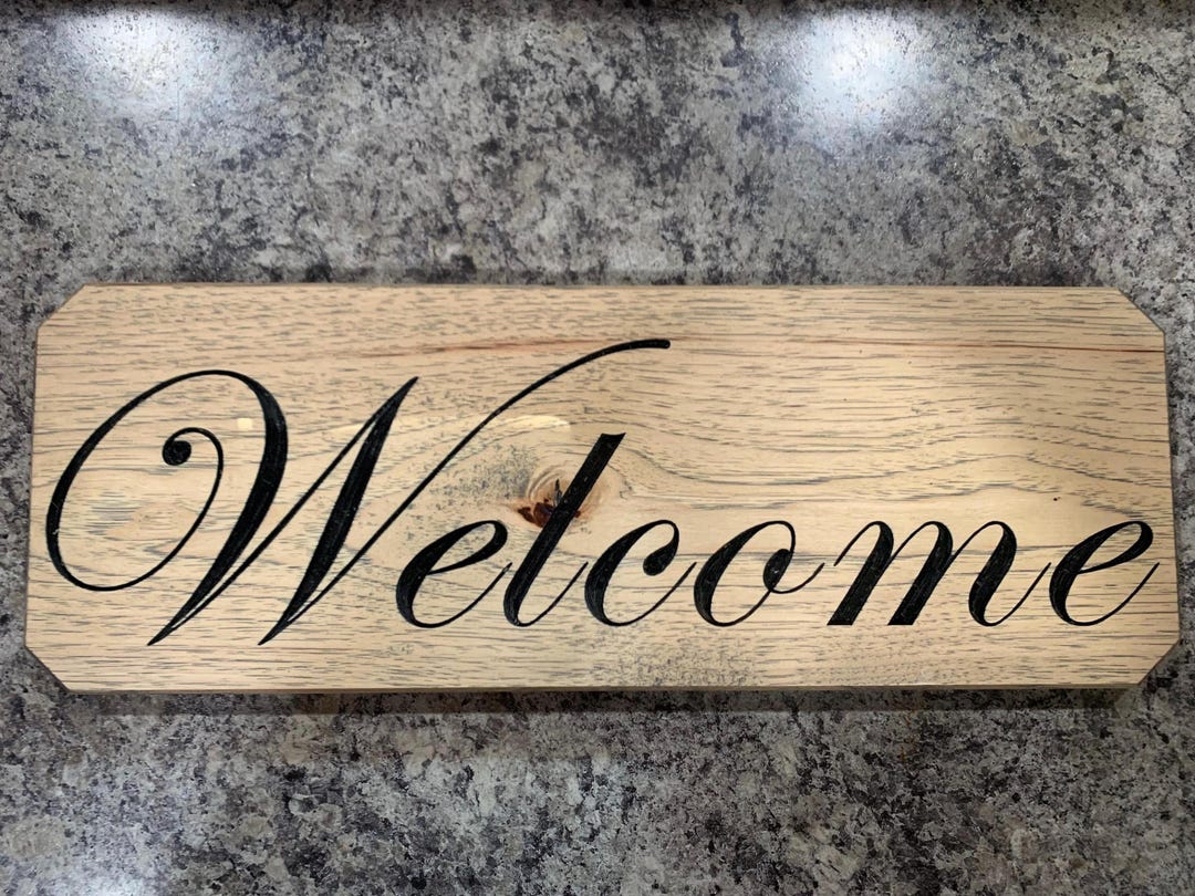 Hickory Welcome Sign - Etsy