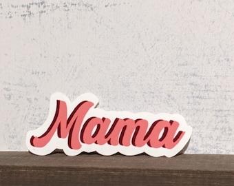 Retro Mama Vinyl Sticker | Motherhood Sticker | Water Bottle or Laptop Decor!