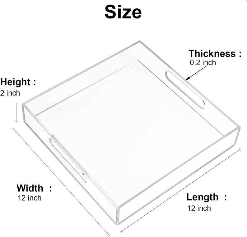 Mardi Gras King Cake Acrylic Tray, I'm the Problem Lucite Tray