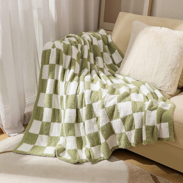Checkered Blanket Etsy