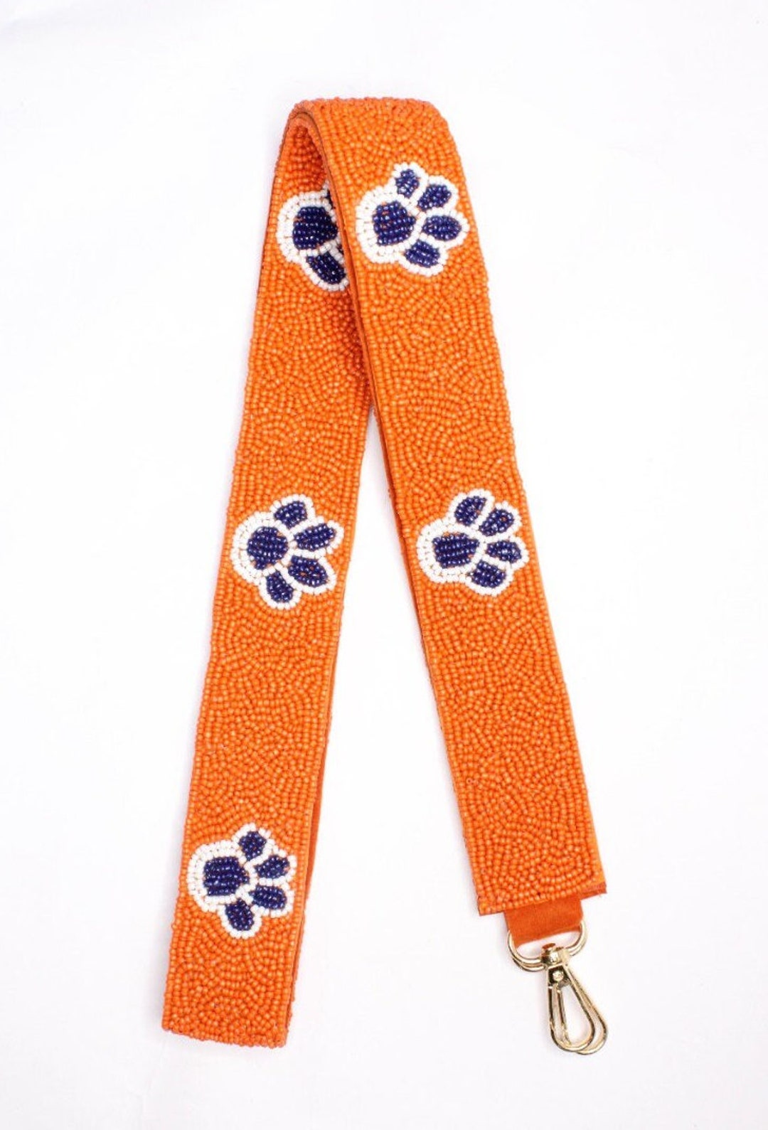 Beaded Gameday Strap Hand Beaded Clear Purse Strap Etsy