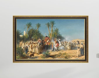 Algeria Art, Algerian North African Painting, Biskra