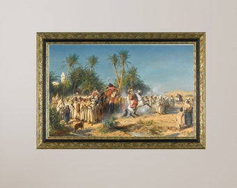 Algeria Art, North African Algerian Painting, Biskra
