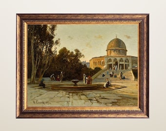 Arabische Kunst, Jerusalem Palästina, Felsendom