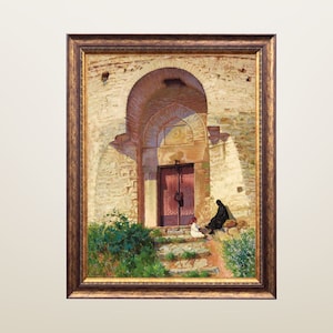 Arte de Oriente Medio, Marruecos, Pintura del norte de África, Puerta de la mezquita