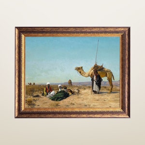 Syria Art, Syrian Desert Painting, Middle Eastern Art Print