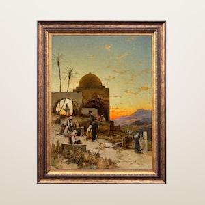 Palestine Art, Jerusalem Painting, Middle Eastern Art
