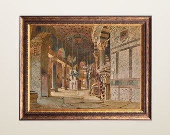 Palästina Kunst, Im Felsendom, Malerei