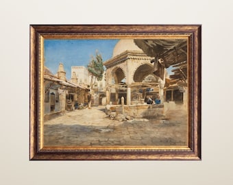 Palästina Kunst, Jaffa Malerei, Naher Osten Arabische Kunst