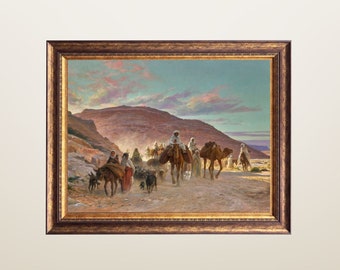 Arab Art, Middle Eastern Desert Painting
