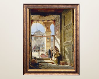 Umayyaden-Moschee, Umayyaden-Moschee, arabische Kunst aus dem Nahen Osten