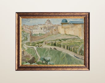 Palästina Kunst, Jerusalem Malerei, Alte Kunst aus dem Nahen Osten