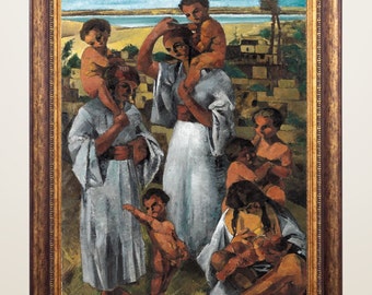 Arab Art, Middle Eastern Painting, Arab Motherhood