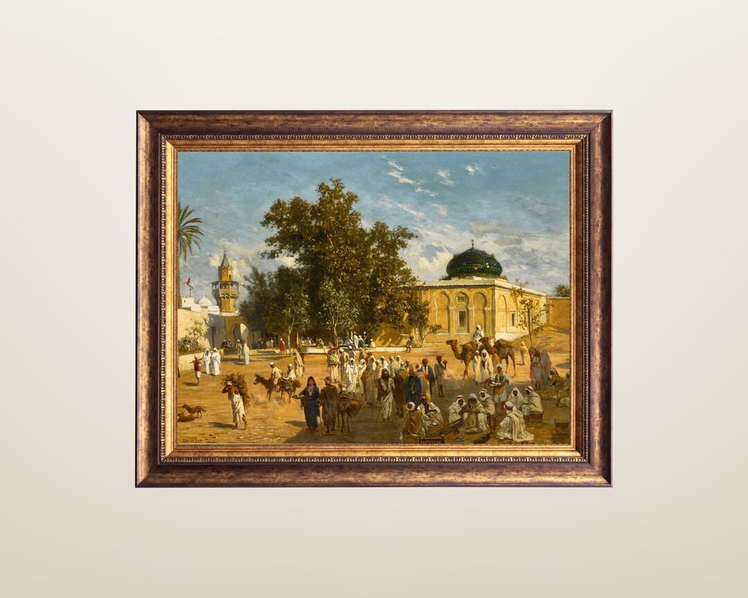 Middle Eastern Art North African Art Dar El Ber Tunis Etsy