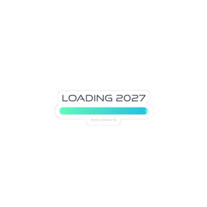 Loading 2027 Sticker, 2026 Complete Funny New Year Decal, Loading Bar Vinyl Sticker, Gamer New Years Eve Decal