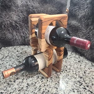 Wine Bottle Display Shelf