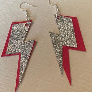 Lightning bolt earrings