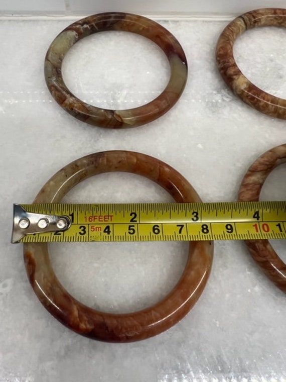 Jadeite Bangle Bracelets ( 7 PIECES) - image 3