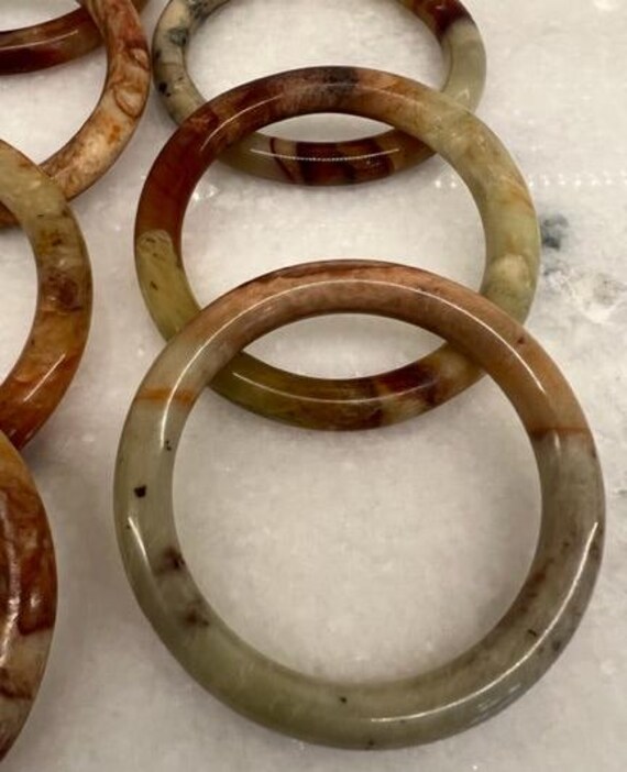 Jadeite Bangle Bracelets ( 7 PIECES) - image 5