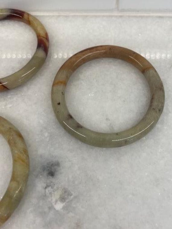 Jadeite Bangle Bracelets ( 7 PIECES) - image 10