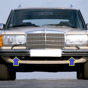 Mercedes W123 Front bumper rubbers