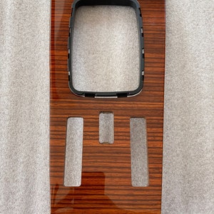 Mercedes W123 Zebrano Wood Center Console Trim