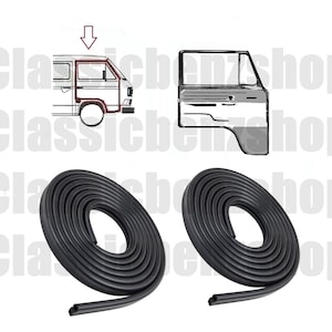 Guarnizioni in gomma per porte VW Transporter T3 Bus 2 pezzi per porte sinistra e destra