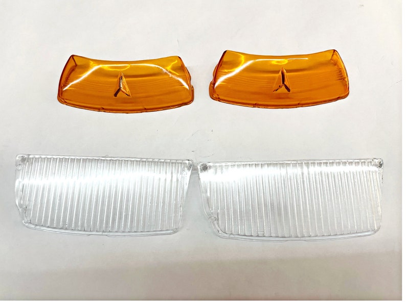 Mercedes W114 W115 Headlight Signal Fog Lenses 4 Pieces Set - Etsy