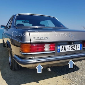 Mercedes W123 Coupe Achterbumperrubber
