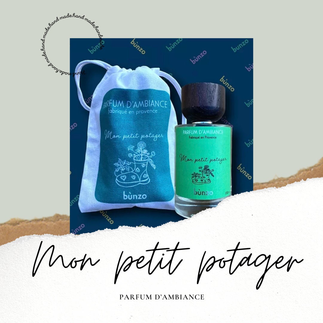 Parfum d'ambiance de Haute Qualité Grasse Mon Petit Potager - Room Spray Luxury Made in Provence Par