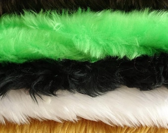 Acrylic Faux Fur Fabric - Pile 2cm - 150cm/59" Wide - Assorted Colours - Fancy Dress, Toys, Dog Beds, Cushions, Bags - 14.99mt
