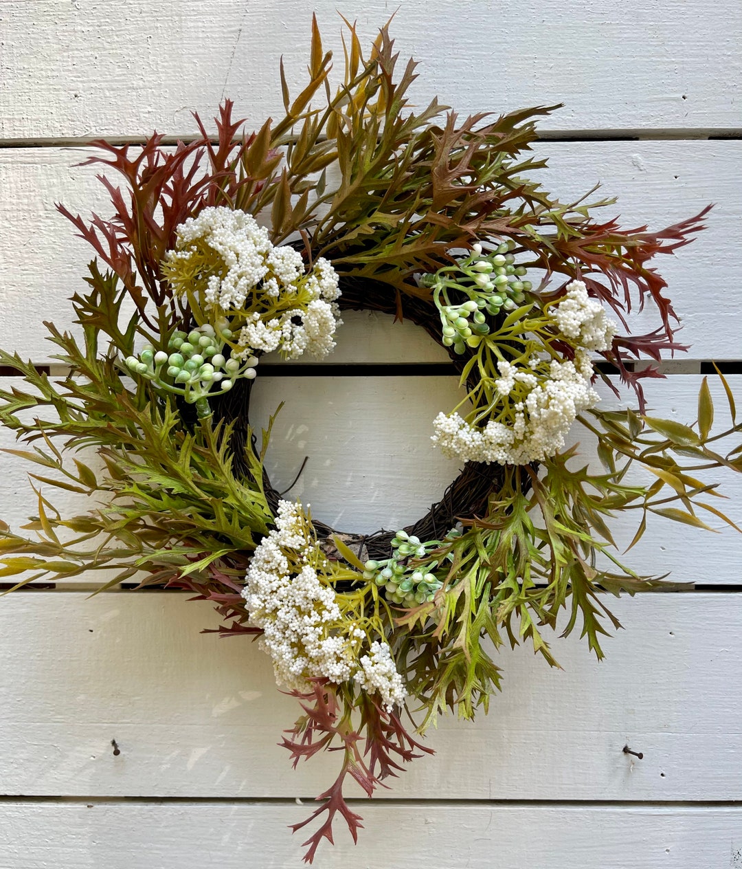 Mini Sea Grass Wreath. Coastal Candle Ring. Beach Cottage Etsy