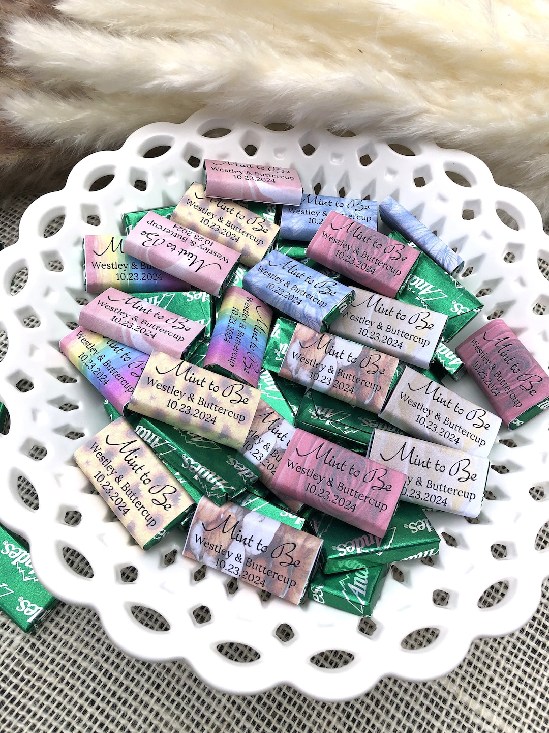 Custom "mint to Be" Wedding Favors | Andes Mints - Etsy