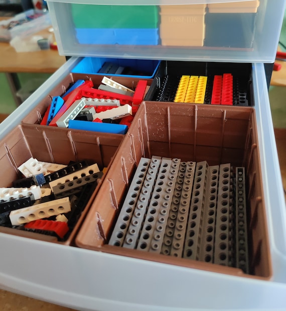 Boîte de rangement LEGO Storage - Ensemble de 3 pièces - Plastique -  Assortiment