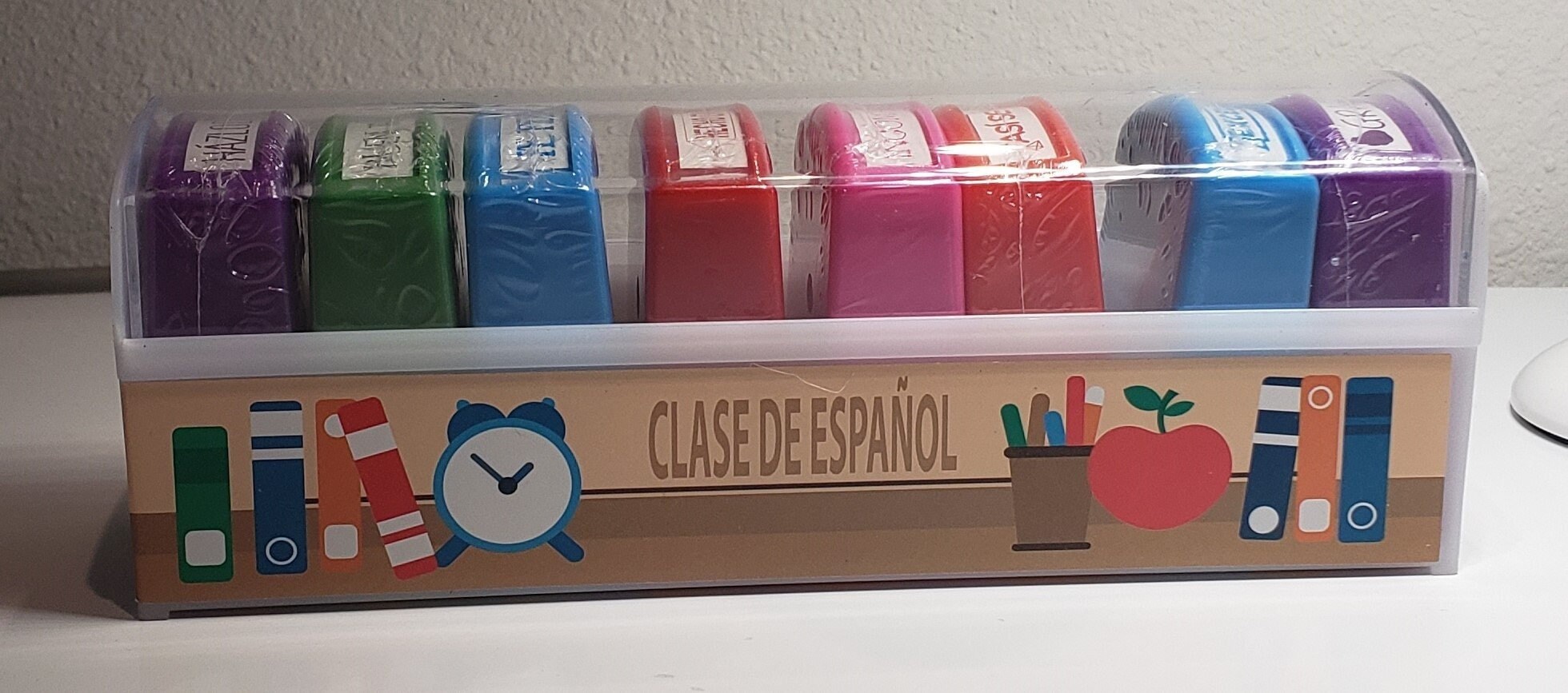 Selfinking Stamps in Spanish for Teachers Etsy