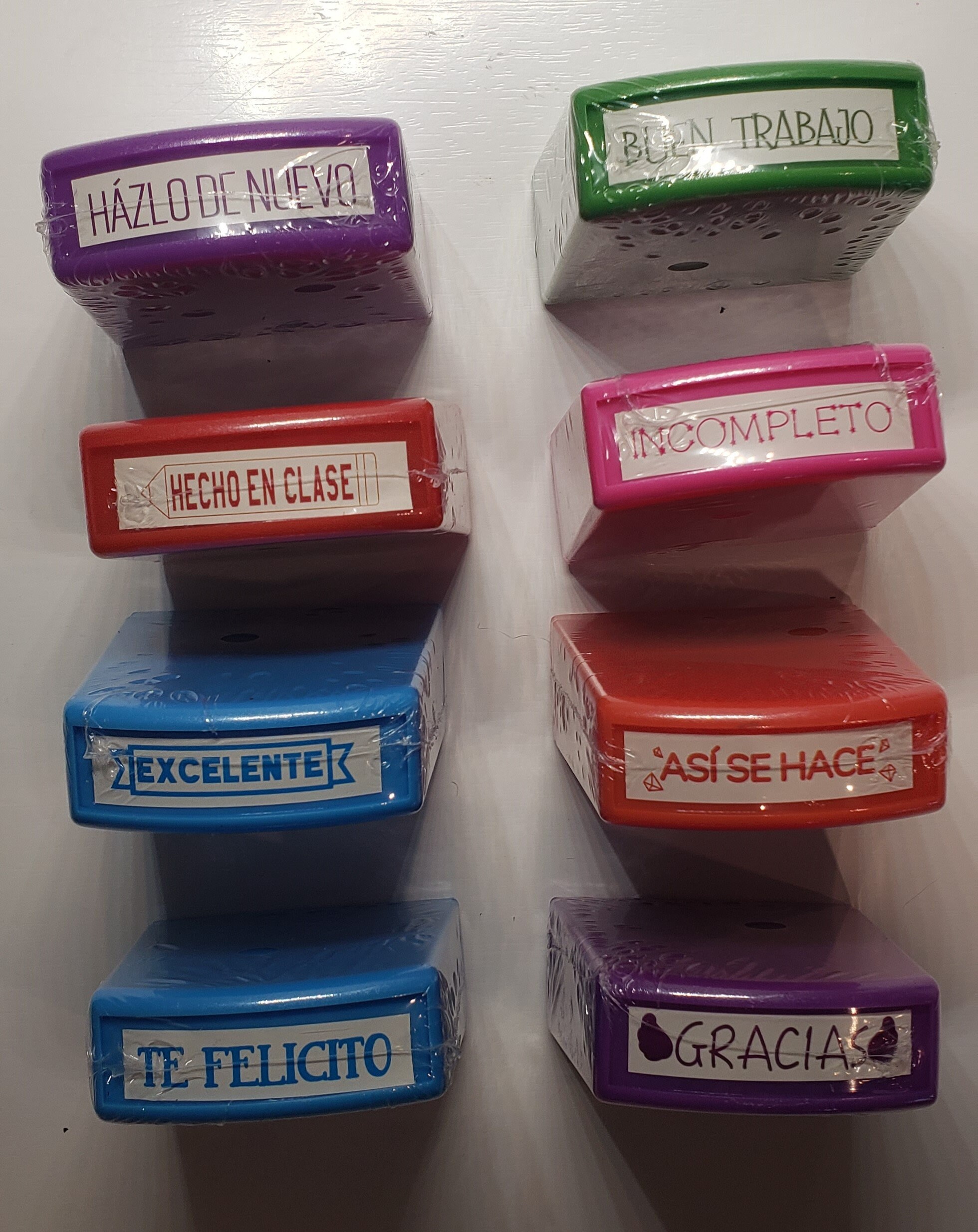 Selfinking Stamps in Spanish for Teachers Etsy