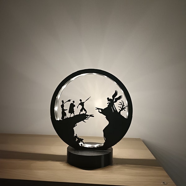 Lampe relique de la mort Harry potter