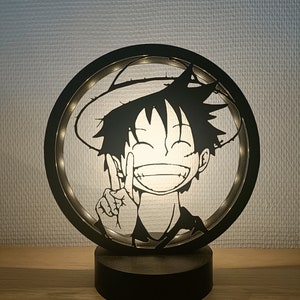 3D Printed Onepiece Luffy Lamp