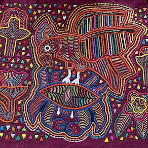 Colorful Bird Molas from Panama. Guna Yala women embroidery. Archipelago San Blas Islands PANAMA. DIGITAL DOWNLOAD!